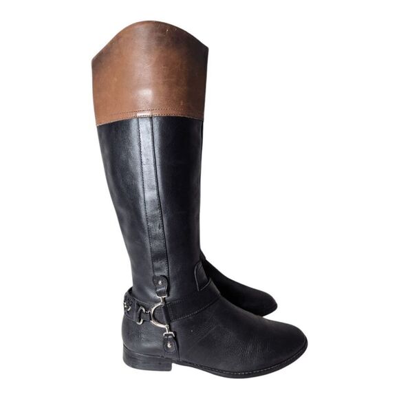 ALEX MARIE Taylour Tall Leather Riding Boot Size 8.5M - Picture 3 of 9